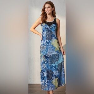 NWT!! Julia Fashion Beach Sleeveo Maxi Dress Size Small